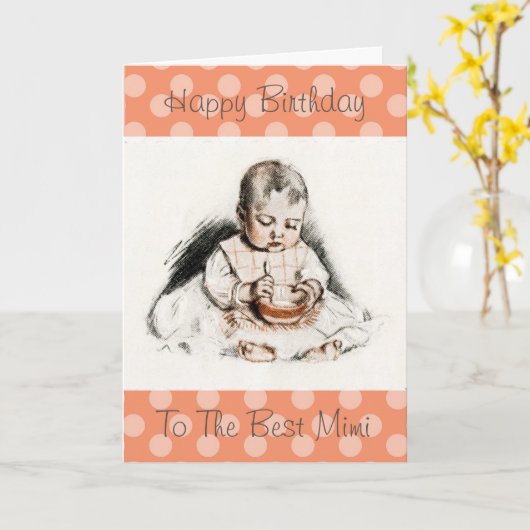  verjaardag voor de beste Mimi Kaart (Gele Bloem)