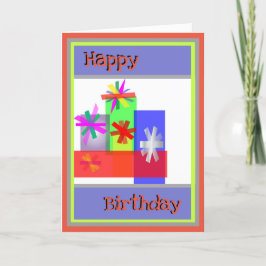 Verjaardag voor de feestdagen kaart