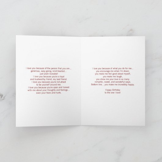 Verjaardag voor de man van de man - waarom hou ik  kaart (Binnen)