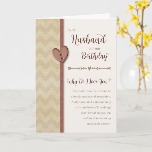 Verjaardag voor de man van de man - waarom hou ik  kaart (Gele Bloem)