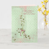 Verjaardag voor Dochter Lelie van de vallei Kaart (Gele Bloem)