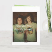 Verjaardag, voor een broer, denk aan de jaren zeve kaart (Achterkant)