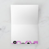 Verjaardag voor een kleindochter, heldere bloemen kaart (Binnen)