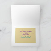 Verjaardag voor een ouder kaart (Binnen)