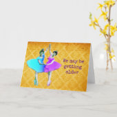 Verjaardag voor een ouder kaart (Gele Bloem)