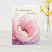 Verjaardag voor haar nog een jaar Lovelier Large P Kaart (Gele Bloem)