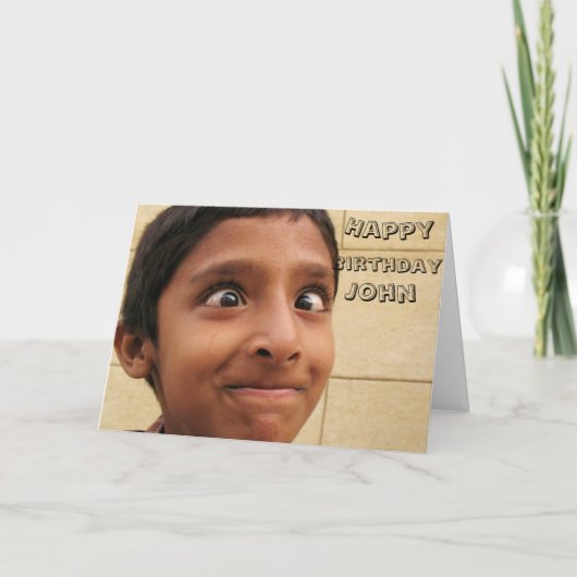 Verjaardag Voor hem man mannen attent bijzonder Kaart (Voorkant)