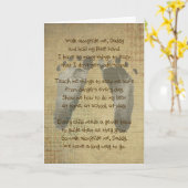 Verjaardag voor het kindvoetafdruk van de Papa Kaart (Gele Bloem)