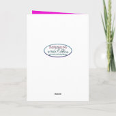 Verjaardag voor iedereen Clown Kaleidoscope Collec Kaart (Achterkant)