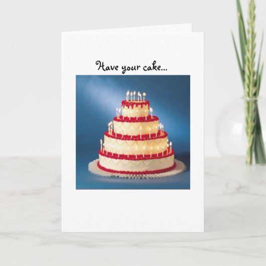 Verjaardag (voor iedereen) kaart (Voorkant)