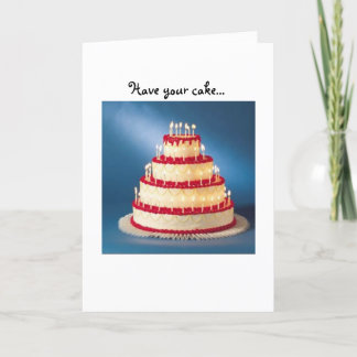 Verjaardag (voor iedereen) kaart