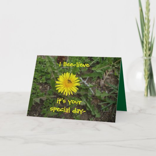 Verjaardag voor iedereen kaart (Voorkant)