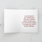 Verjaardag voor Little Sister Kaart (Binnen)