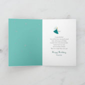 Verjaardag voor Meisje 6 Magische Sprookjeskaars Kaart (Binnen)