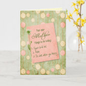 verjaardag voor Moeder van kind Kaart (Gele Bloem)