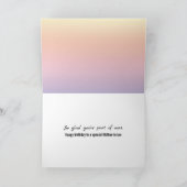 Verjaardag voor schoonmoeder met bloemengrens kaart (Binnen)