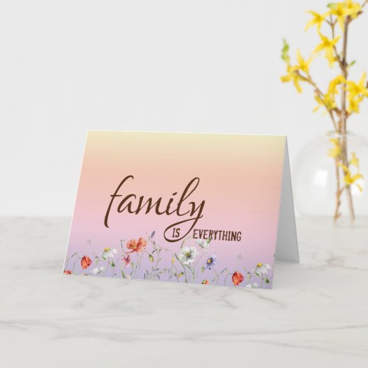 Verjaardag voor schoonmoeder met bloemengrens kaart (Gele Bloem)