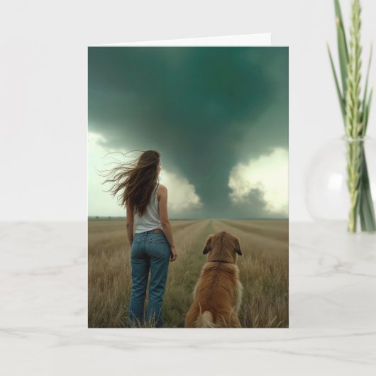 Verjaardag voor Storm Chaser Kaart (Voorkant)