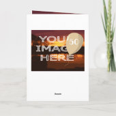 Verjaardag voor uploaden van persoonlijke foto's kaart (Achterkant)