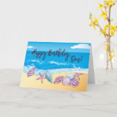 Verjaardag voor volwassen zoon met gewaardeerde sc kaart (Gele Bloem)