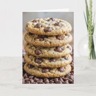 Verjaardag voor vriend chocoladekoekjes kaart