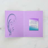 Verjaardag voor zus, modern en chique kaart (Binnen)