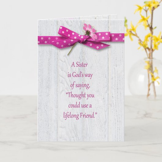 Verjaardag voor Zuster Kaart (Gele Bloem)