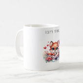Verjaardag Vos Piloot Koffiemok (Voorkant links)