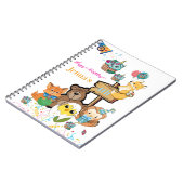 Verjaardag Vos Teddybeer Kuiken Notitieboek (Linkerzijde)