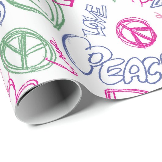 Verjaardag Vrede Inpakpapier (Rol Hoek)