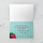 VERJAARDAG - VRIEND - BORDUURWERK/NAAIEN/QUILTEN KAART (Binnen)