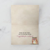 Verjaardag Vriend Chocolade Chip Cookies met strik Kaart (Binnen)