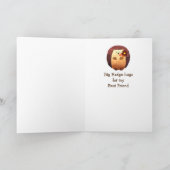 Verjaardag Vriend Egel Knuffel, Egelnuffel Kaart (Binnen)