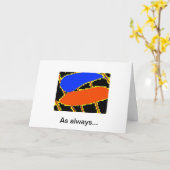 Verjaardag/Vriend/Gedicht Kaart (Gele Bloem)