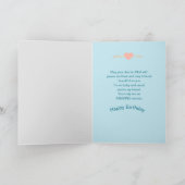 Verjaardag, Vriend, Waterverf Vogels & Bloemen Kaart (Binnen)