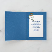 Verjaardag, Vriendin, Gelukkige Sneeuwman Skiën Kaart (Binnen)