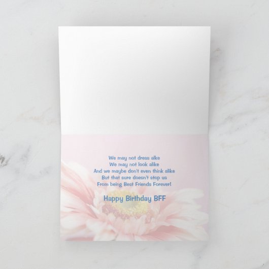 VERJAARDAG, VRIENDIN, KAART (Binnen)