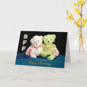 VERJAARDAG, VRIENDIN, KAART (Gele Bloem)