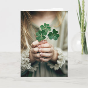 Verjaardag Vriendschap Lucky Clovers Kaart