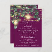 Verjaardag Vrijgezellenfeest Licht Jar Marsala Mai Kaart (Voorkant / Achterkant)