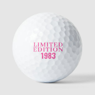 Verjaardag Vrouw Golfer Funny 40th happy Forty Pin Golfballen