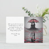 Verjaardag Vrouw of Man Romantisch Schattige Moder Kaart (Staand voorkant)