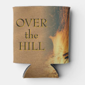 Verjaardag Vuurkorf Over de Berg Blikjeskoeler (Voorkant)