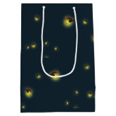 Verjaardag vuurvliegjes gloeien in een pot medium cadeauzakje (Achterkant)