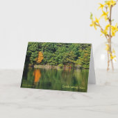 Verjaardag: Walden Pond Kaart (Gele Bloem)