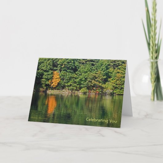 Verjaardag: Walden Pond Kaart (Voorkant)