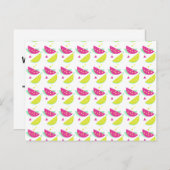 Verjaardag Watermeloen Limonade Briefkaart (Voorkant / Achterkant)