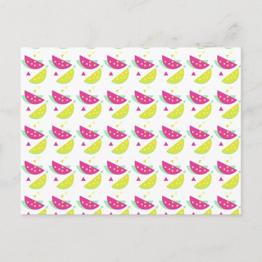 Verjaardag Watermeloen Limonade Briefkaart (Voorkant)