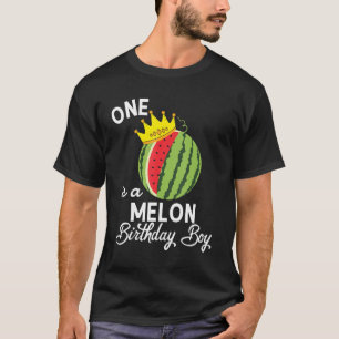 Verjaardag Watermeloen Verjaardag Jongen Een In Ee T-shirt