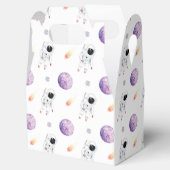 Verjaardag waterverf astronaut Galaxy Bedankdoosjes (Geopend)